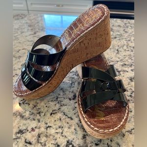 Sam Edelman wedges black 6.5
